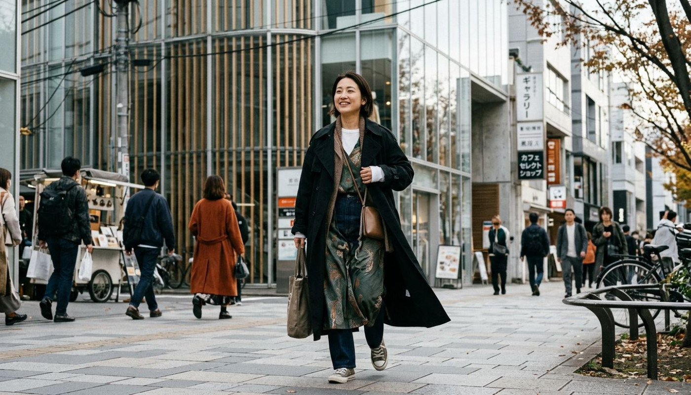 L’art du layering revisité par le guide de la robe, version Tokyo